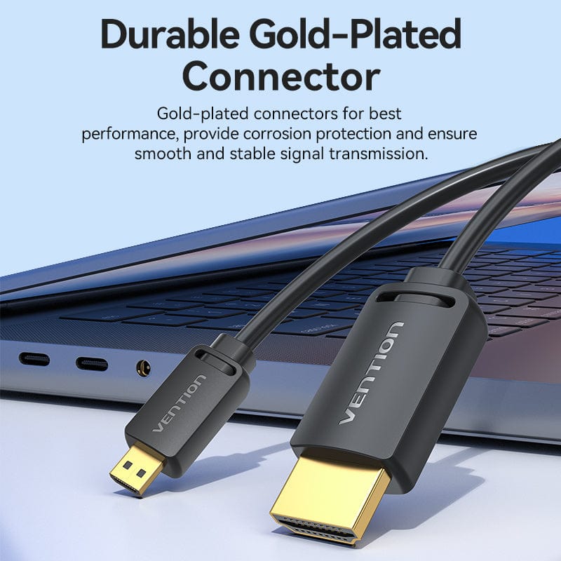 Vention HDMI™-C Male to HDMI™-A Male 4K HD Cable Black