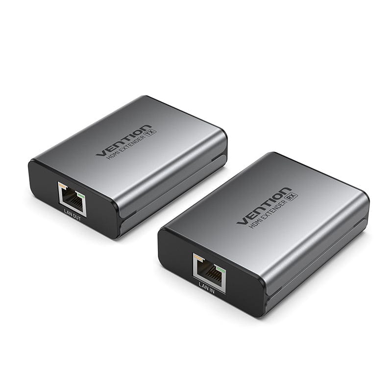 Vention HDMI™ Network Cable Extender 60M Gray Aluminum Alloy Type EU Standard