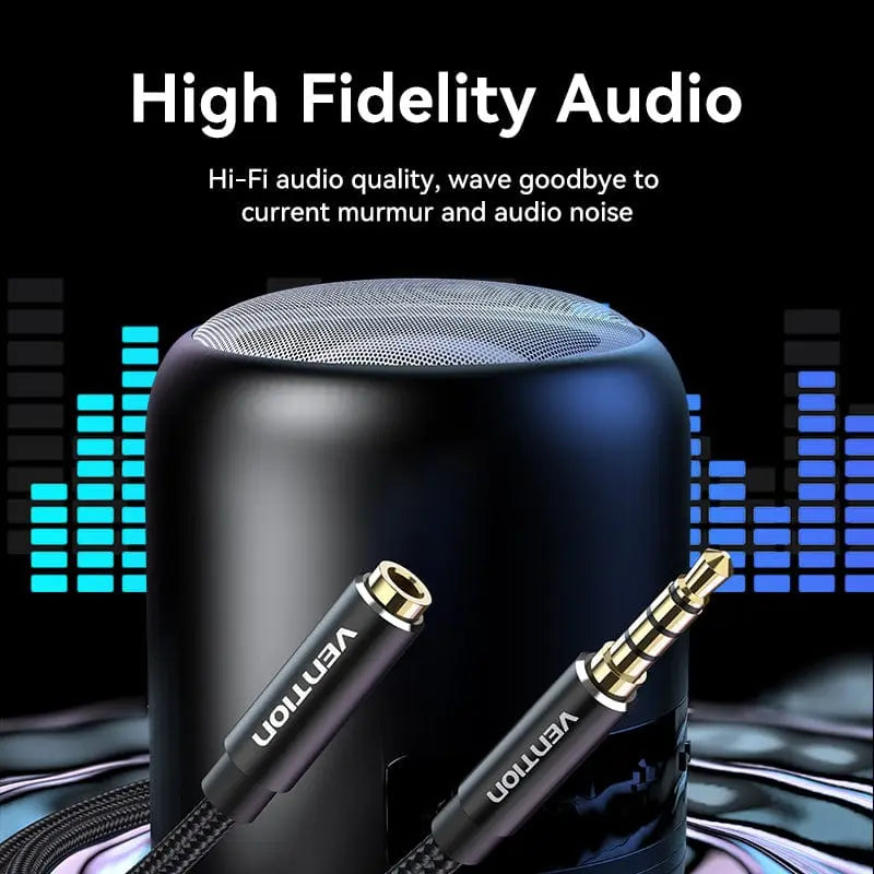 Vention TRRS 3.5mm Male to 3.5mm Female Audio Extension Cable