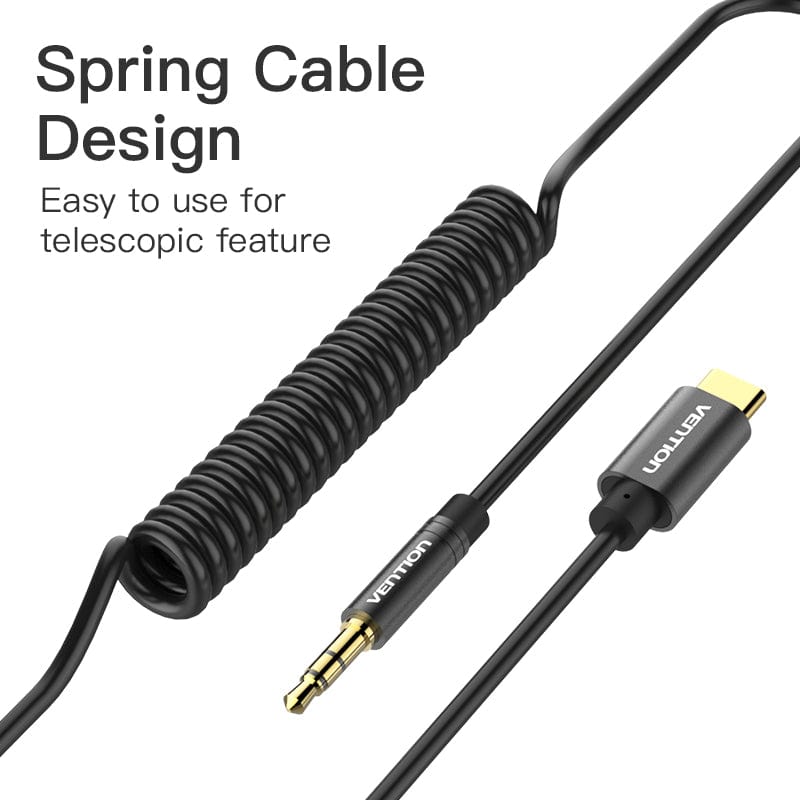 Vention USB-C Male to 3.5mm Male Audio Adapter