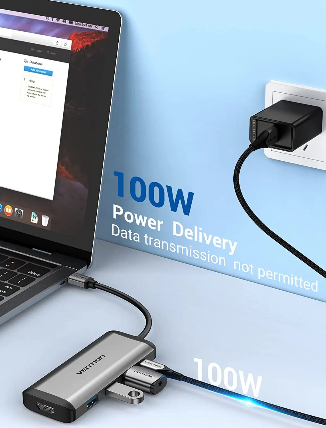 Vention 5-in-1 USB-C Docking Station
