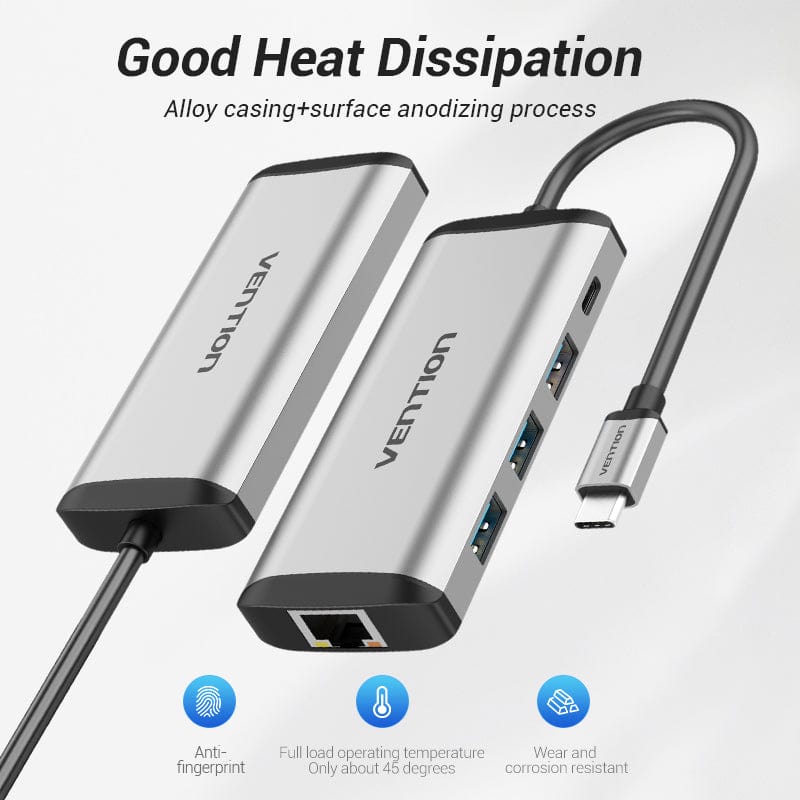 Vention 5-in-1 USB-C Hub