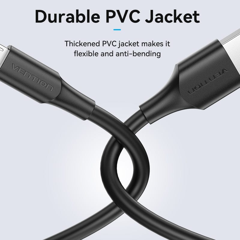 USB 2.0 A Male to Micro-B Male 2A Cable Black/White
