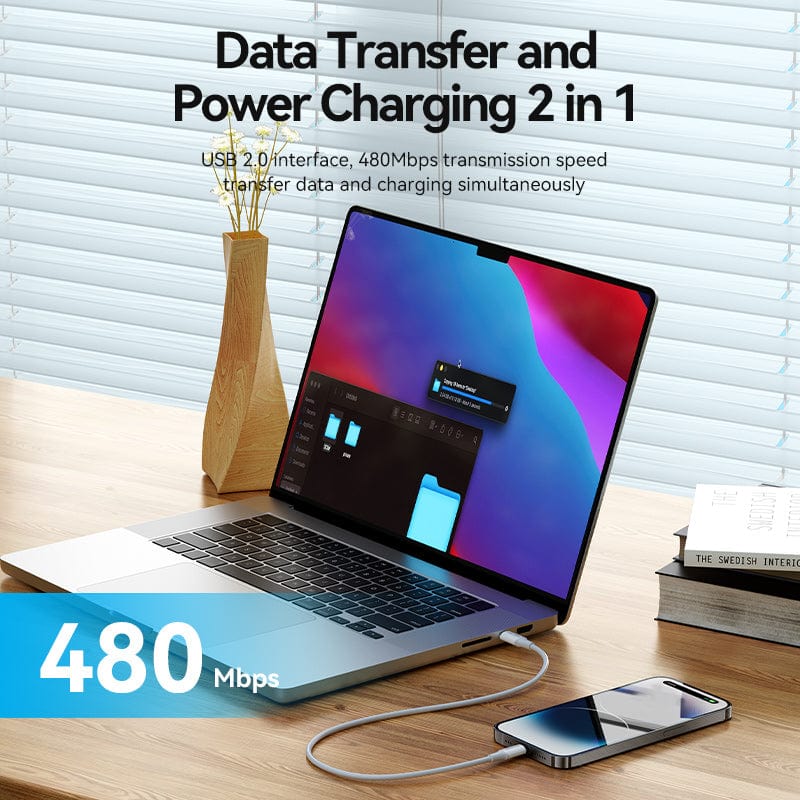 Vention USB 2.0 C Male to Lightning Male 3A Cable