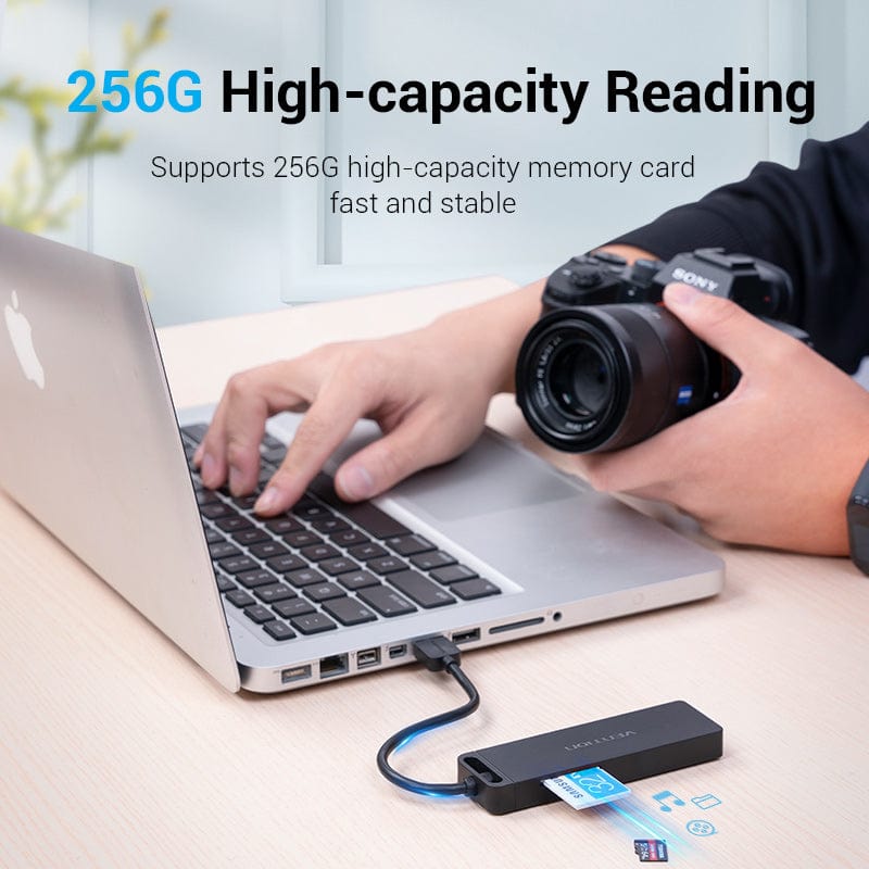 Vention 6-in-1 USB 2.0 Hub