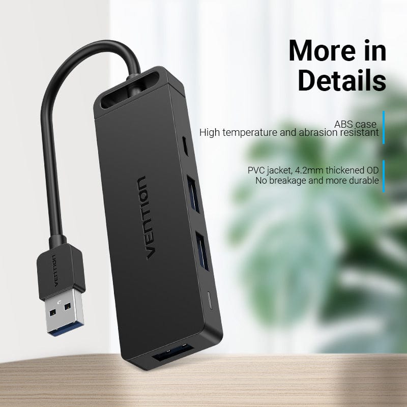Vention 6-in-1 USB 3.0 Hub