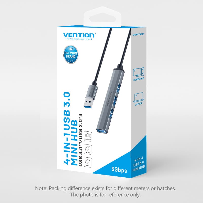 Vention 4-in-1 USB 3.0 Mini Hub
