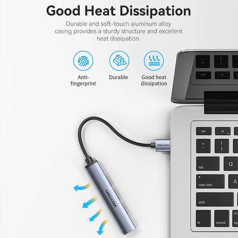 Vention 4-in-1 USB 3.0 Mini Hub