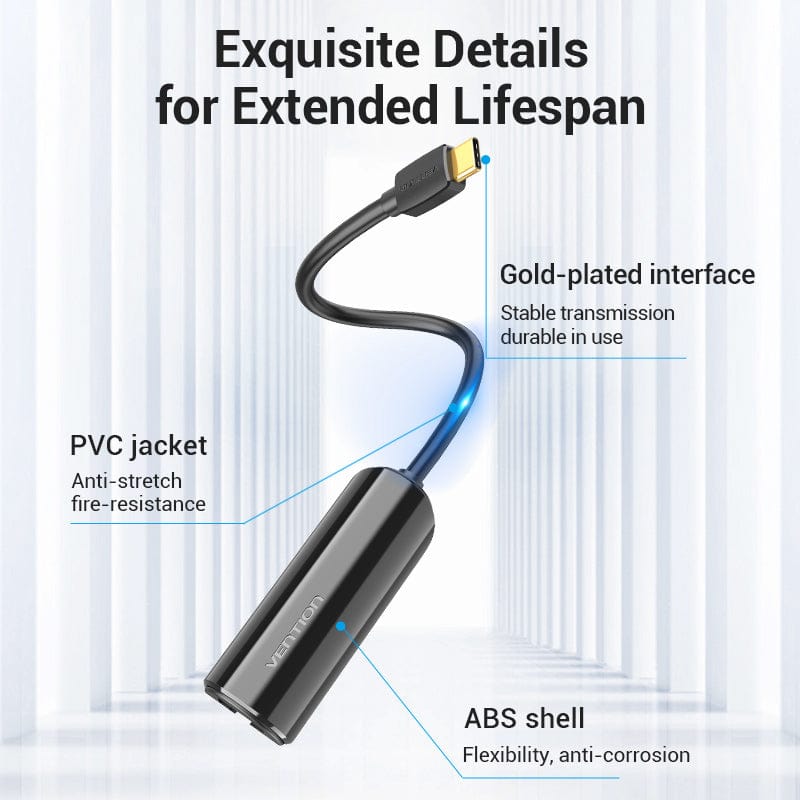 Vention USB-C to Gigabit Ethernet Adapter