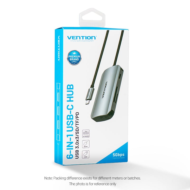 Vention 6-in-1 USB-C Hub