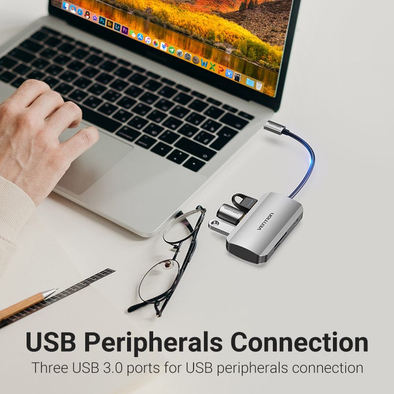 Vention 6-in-1 USB-C Hub