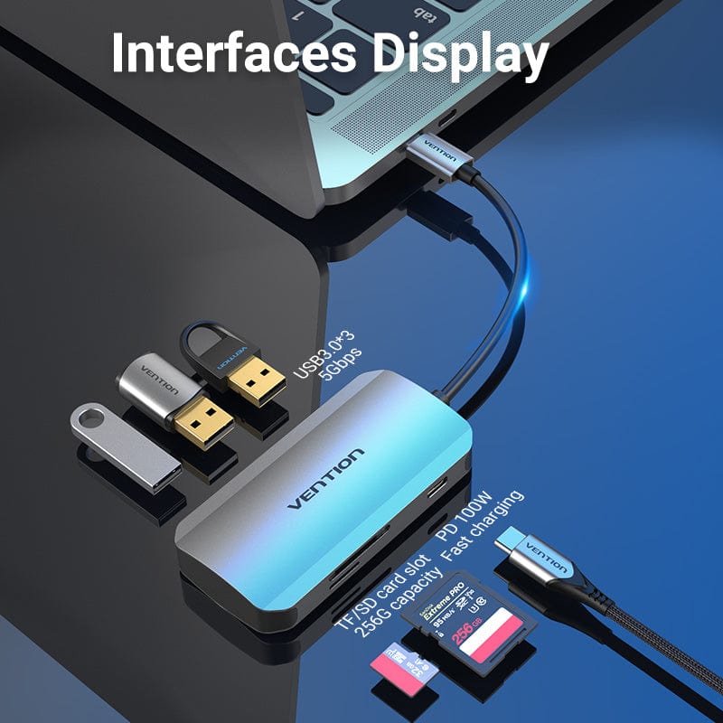 Vention 6-in-1 USB-C Hub